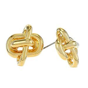 Front Row Knot Earrings 40945 Gold One Size